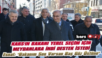 Kars'ın Vekilleri 31 Mart İçin Caddeleri Arşın Arşın Arşınlıyor