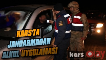 Kars Jandarmadan Alkol Uygulaması