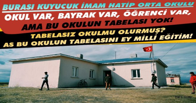 Kars Milli Eğitim Bir Kere Daha Sınıfta Kaldı!