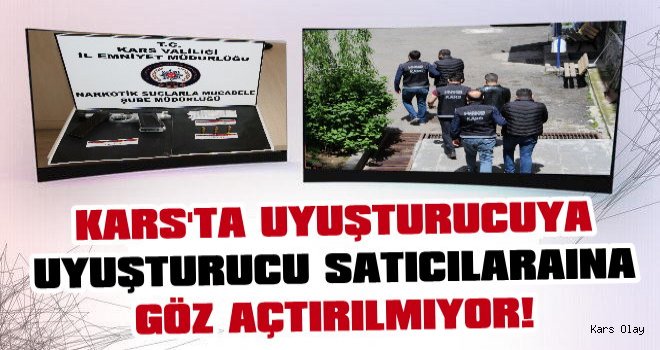 Kars Narkotik Sokak Satıcılarına Operasyon Yaptı