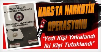 Kars Narkotikten Uyuşturucu Satıcılarına Darbe