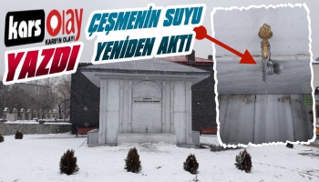 Kars Olay Yazdı Lala Mustafa Paşa Çeşmesi Yeniden Aktı