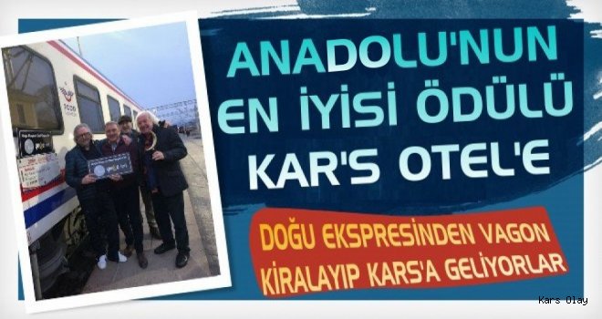 Kar’s Otel Anadolu’nun En İyi Ödülü’nü Alıyor!