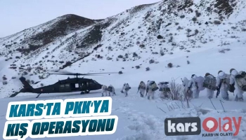 Kars'ta PKK'ya Kış Operasyonu