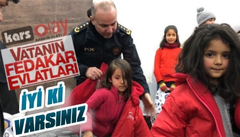 Kars Polisi Çocukları Mutlu Ediyor!