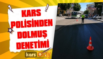 Kars Polisinden Dolmuş Denetimi