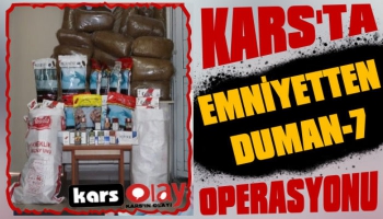 Kars Polisinden DUMAN-7 Operasyonu