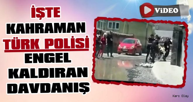 Kars Polisinden Gururlandıran Hareket