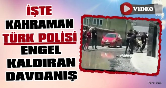 Kars Polisinden Gururlandıran Hareket