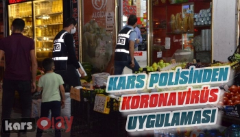 Kars Polisinden Koronavirüs Uygulaması