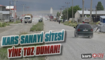 Kars Sanayi Sitesi Yine Toz Duman!