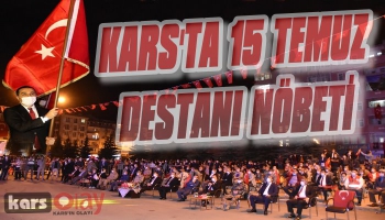 Kars'ta 15 Temmuz Demokrasi ve Milli Birlik Günü