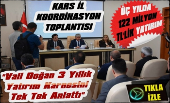 Kars'ta 2018'in 3 Koordinasyon Toplantısı