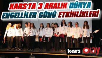 Kars’ta 3 Aralık Engelliler Günü Etkinliği