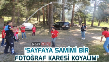 Kars'ta 50 Çocuk Önce Gezi Sonra Piknik Yaptı