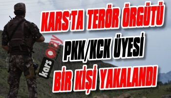 Kars’ta Bir Terörist Yakalandı