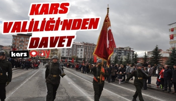 Kars'ta Cumhuriyet Bayramına Davet