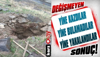 Kars'ta Define Avcılarına Suç Üstü