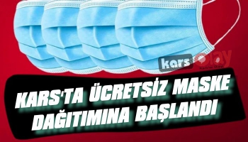 Kars'ta Eczanelerde Ücretsiz Maske Dağıtımına Başlandı