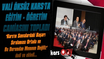 Kars'ta Eğitim Öğretim'in Kalitesini Artırma Toplantısı