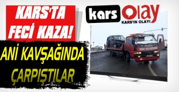 Kars'ta Feci Trafik Kazası