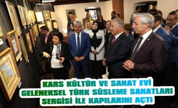 Kars'ta 'Geleneksel Türk Süsleme Sanatları' Sergisi