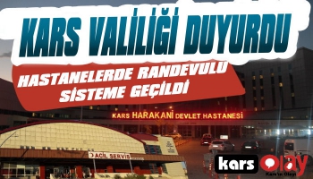 Kars'ta Hastaneler Randevulu Sisteme Geçti