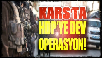 Kars'ta HDP'ye Şafak Operasyonu: 5 Gözaltı