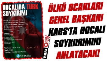 Kars'ta 'Hocalı’da Türk Soykırımı' Paneli Düzenlenecek