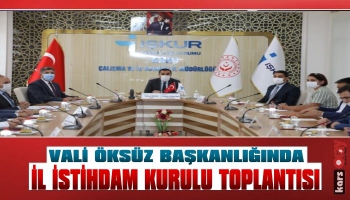 Kars'ta İl İstihdam Kurulu Toplantısı