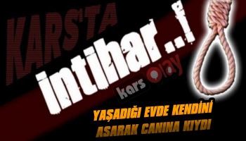 Kars'ta İntihar