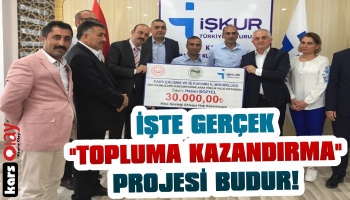 Kars'ta İŞKUR'dan 6 Projeye 180 Bin TL Destek