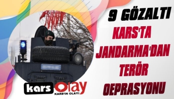 Kars'ta Jandarma'dan Terör Operasyonu