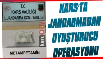 Kars'ta Jandarma'dan Uyuşturucu Operasyonu