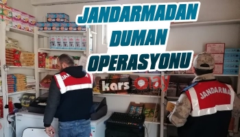 Kars'ta Jandarmadan Duman Operasyonu