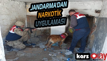 Kars’ta Jandarmadan Narkotik Uygulaması