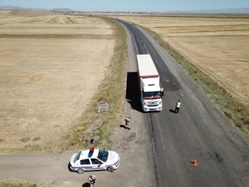 Kars'ta Jandarmadan Türkiye Özel Trafik Denetimi