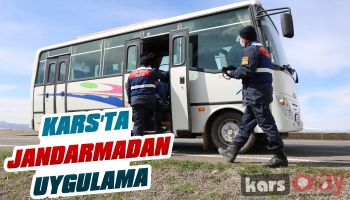 Kars'ta Jandarmadan Uygulama