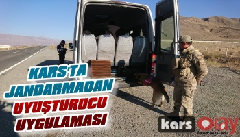 Kars'ta Jandarmadan Uyuşturucu Uygulaması