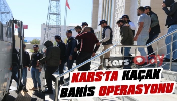 Kars'ta Kaçak Bahis Operasyonu