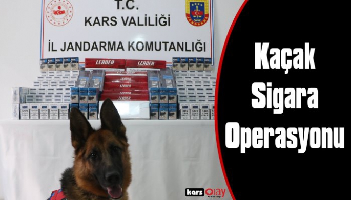 Kars'ta Kaçak Sigara Operasyonu