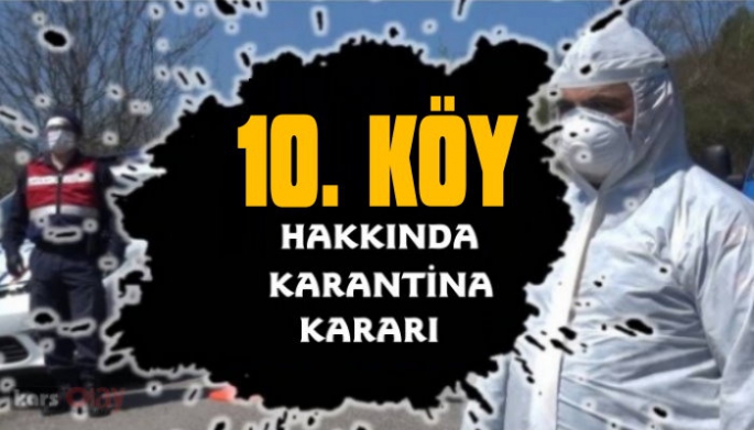 Kars'ta Karantinaya Alınan Köy Sayısı 10'a  Yükseldi