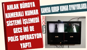 Kars'ta Kumar Oyununa Ahlak Büro Baskını