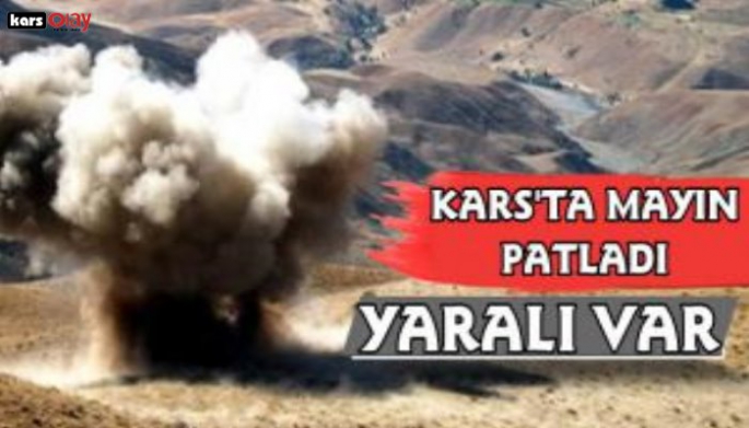 Kars'ta Mayın Patladı 1 Yaralı