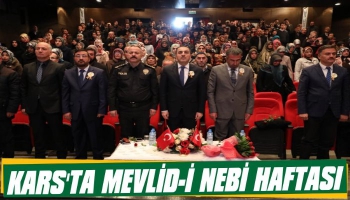 Kars'ta Mevlid-i Nebi Haftası Kutlanıyor