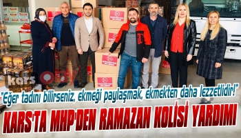 Kars'ta MHP'den Ramazan Kolisi Yardımı