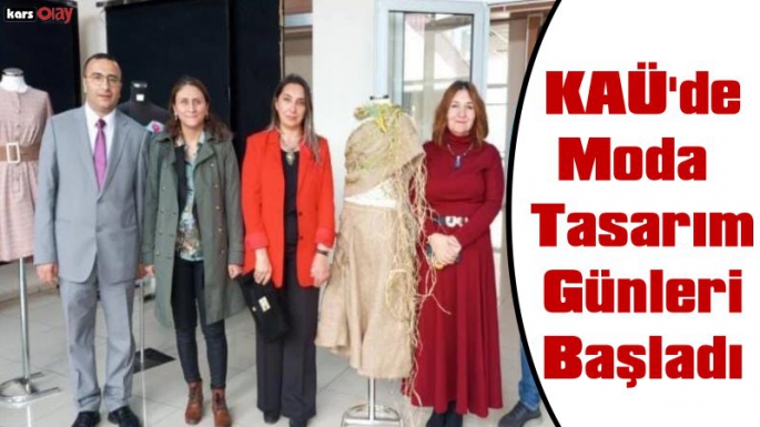 KARS'TA MODA TASARIMI PROGRAMI ÖĞRENCİ SERGİSİ BAŞLADI