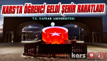 Kars'ta Öğrenci Geldi Şehir Rahatladı