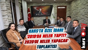 Kars'ta Özel İdare Toplantısı