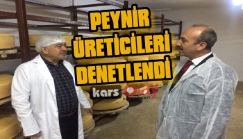 Kars'ta Peynir Üreticileri Denetlendi